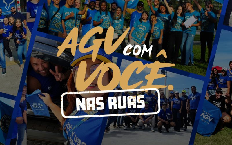 Atendimento e condições especiais do Universo AGV são destaques em campanha nas ruas de todo país